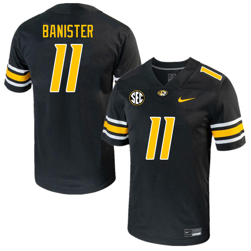 Men #11 Barrett Banister Missouri Tigers College 2023 Football Stitched Jerseys Sale-Black - Click Image to Close